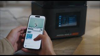 Anycubic Photon Mono 4 Ultra, paired with the Anycubic App,  control the printing progress fully！