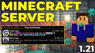 How To Make a Minecraft Server (1.21)