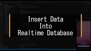 Insert Data into Realtime Database | Firebase  -  Flutter