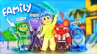 MY FAMILY AS *INSIDE OUT 2* EMOTIONS in MM2... (CHAOS)