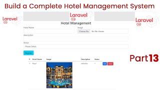 Build a Hotel Management System in Laravel 11 Part 13 | Full Project Tutorial