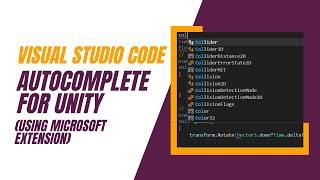 VSCode Unity Autocomplete/Intellisense 2023