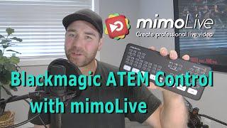 Control Blackmagic ATEM Mini with mimoLive | PLUS NDI, Graphics, Record & Live Stream