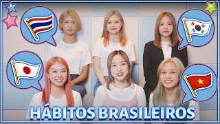 GRUPO DE KPOP FALA SOBRE DIFERENÇAS ENTRE BRASIL, COREIA, JAPÃO, TAILÂNDIA E VIETNÃ (COM BEAUTY BOX)