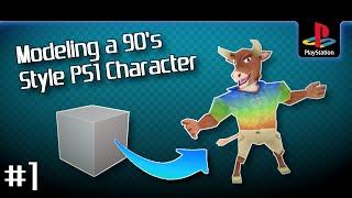 Blender Tutorial | Your own PS1 Mascot! - Part 1: Character Modeling