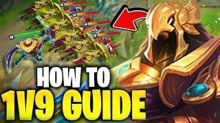 Rank 1 Azir Shows You How To 1v9 Carry Every Game in Season 14 | 1v9 Azir Gameplay Guide