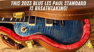 This 2023 Ocean Blue 50's Gibson Les Paul Standard Is Breathtaking!  Unboxing And Demo