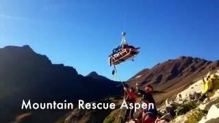 Mountain Rescue Aspen / Colorado National Guard HAATS Heli Hoist Rescue