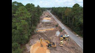 Crestview, Florida Bypass Phase V progress (10.20.21)