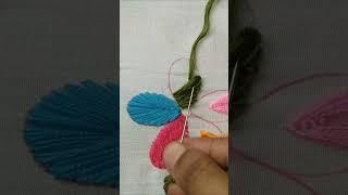 beautiful embroidery work🪡 #handbroidery #embroidery #handembroidery #trending #crochet #diy #short