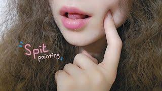 ASMR: Spit Painting YOUR FACE 🫵• no talking • my favorite #asmr 5