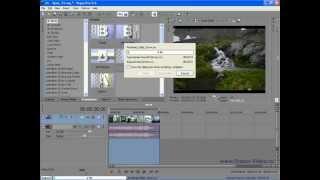 Sony Vegas Урок 12.Тонкая настройка переходов Рендер в DivX