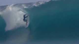 Kai Otton wipeout Round 1 Billabong Pro Tahiti