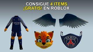 CONSIGUE 4 ITEMS GRATIS EN ROBLOX | Evento Obby del PSG