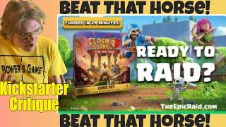 Clash of Clans: The Epic Raid - Play to earn goes Boardgame -Kickstarter Critique Review
