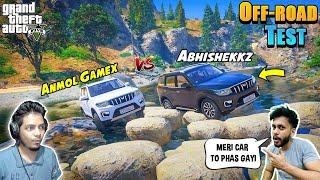 GTA 5 :  @AbhishekkzGaming   Scorpio N Vs Anmol GameX Scorpio N Offroading Test | Drag Race