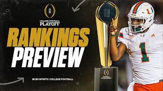 College Football Playoff Rankings PREVIEW: Oregon LIKELY to claim No. 1, how HIGH will Miami be?