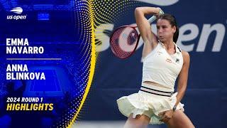 Emma Navarro vs. Anna Blinkova Highlights | 2024 US Open Round 1