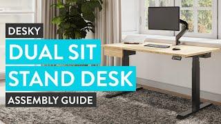 Desky Dual Sit Stand Desk Assembly Guide