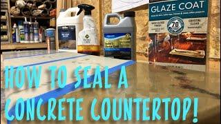 Seal a Concrete Counter Top