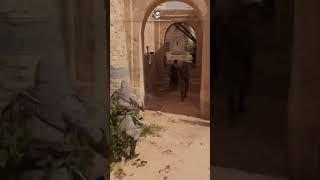 The scaffold forced me to use it #shorts #youtube #assassinscreedmirage #pcgame