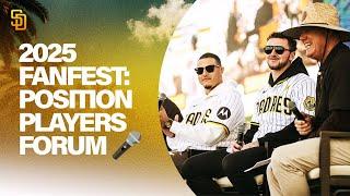 2025 Padres FanFest: Position Players Forum