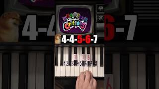 Nightmare Critters Poppy Playtime Piano Tutorial #shorts