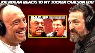 Joe Rogan Reacts to My Edit w/ Him and Tucker Carlson