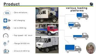 Finalist MeGoElectric -  electric trucks that change the freight transport system