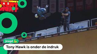 Ema van 9 doet bijna onmogelijke skate-truc