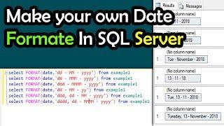 How to Change Format of Date in SQL SERVER query | By SYED I.T SOLUTIONS © | Urdu