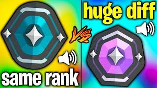 5 Platinum VS 5 Diamonds, Are they the same rank?