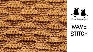 The WAVE STITCH  | Easy Crochet Stitches Tutorial