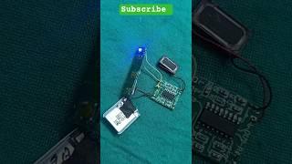 Bluetooth module connection with one speaker and one lithium ion battery  3.5v#homemade #speaker