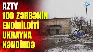 Ukraynada ən çox zərbə endirilən kəndlərdən biri: AzTV EKSKLÜZİV REPORTAJINI TƏQDİM EDƏCƏK