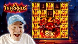 this *NEW* slot wouldn't stop PAYING! (Infernus Review)