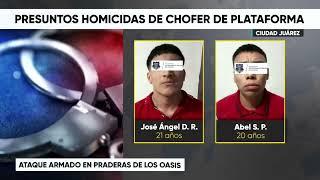 Presuntos homicidas de chofer de plataforma