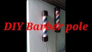 assemble the Barber Pole ll DIY barber pole