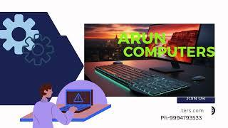 Welcome to Arun Computers, your go-to destination top-notch computer sales and service in Coimbatore