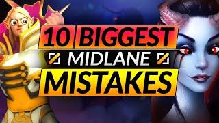 10 Things EVERY MID DOES WRONG in Dota 2 - Mistakes You MUST STOP - Midlane Tips and Tricks