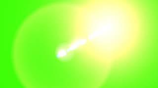 Lens Flare Sun green effect nk