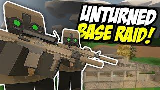 Raiding Military bases in (Unturned)