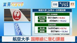 航空大手 国際線に潜む課題【日経モープラFT】