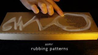 ASMR Rubbing on Cardboard: Making and Breaking Patterns (NO TALKING)