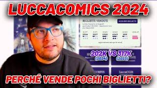 Perché Lucca comics 2024 sta vendendo pochi biglietti?