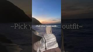 Pick your hijab outfit. 🫀 #muslim#muslimah#islam#trend#fyp#youtube