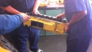 Removing Head of a Caterpillar 3208