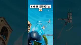 AIMBOT SETTINGS IN FORTNITE 