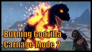 Roblox Kaiju Universe: Burning Godzilla Carnage Mode 2