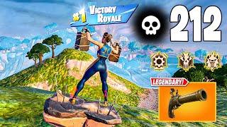 212 Elimination Solo Vs Squads "Zero Build" Gameplay Wins (Fortnite Chapter 5)